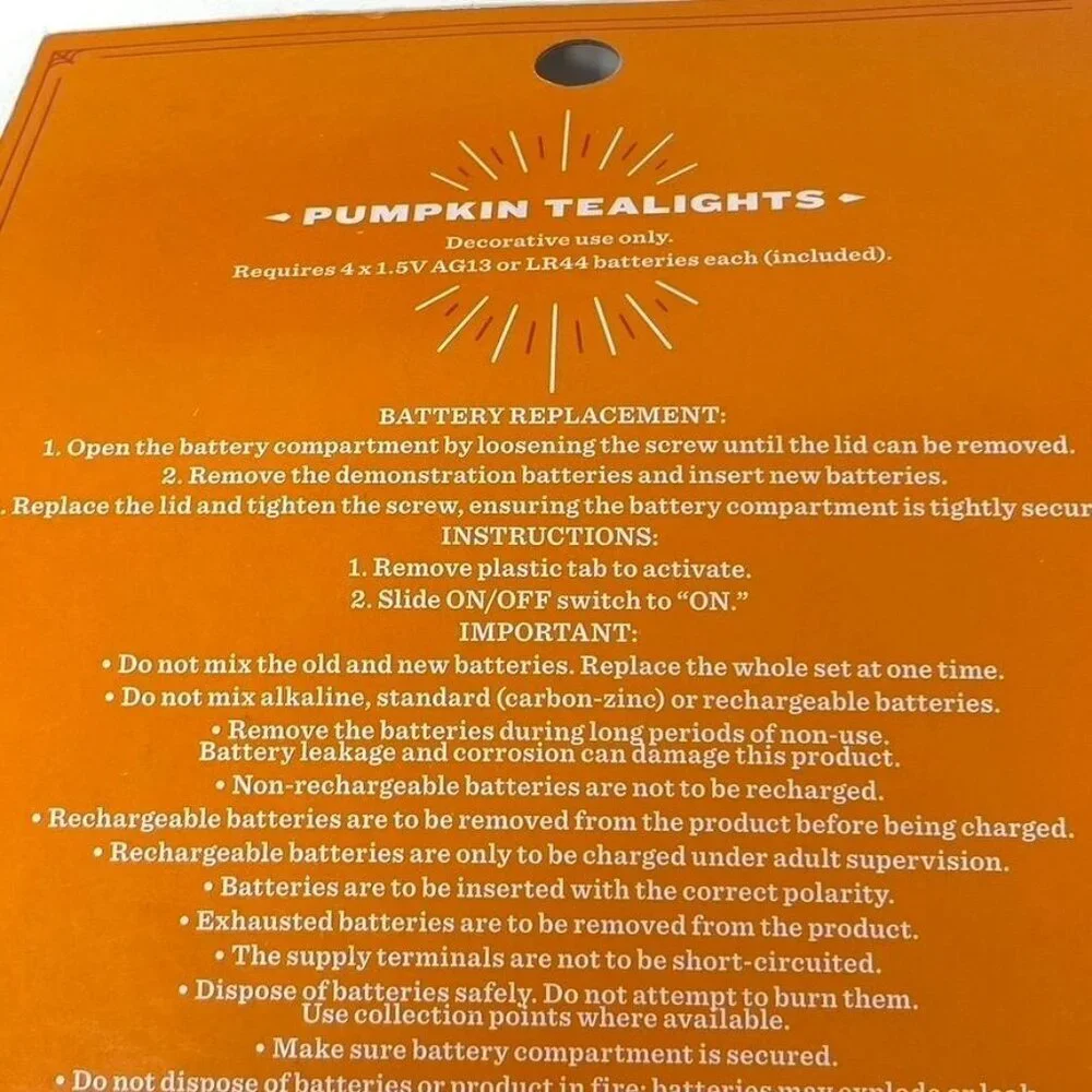 Target 2pk Warm LED Pumpkin Shaped Halloween Tea Lights Hyde and EEK! Boutique™